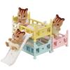 Мебель Sylvanian Families Двухъярусная кровать ST Сертифицированная игрушка Кукольный домик для возраста от 3 лет и Sylvanian Families от Epoch [Детская кроватка] Ka-219 Вверх,