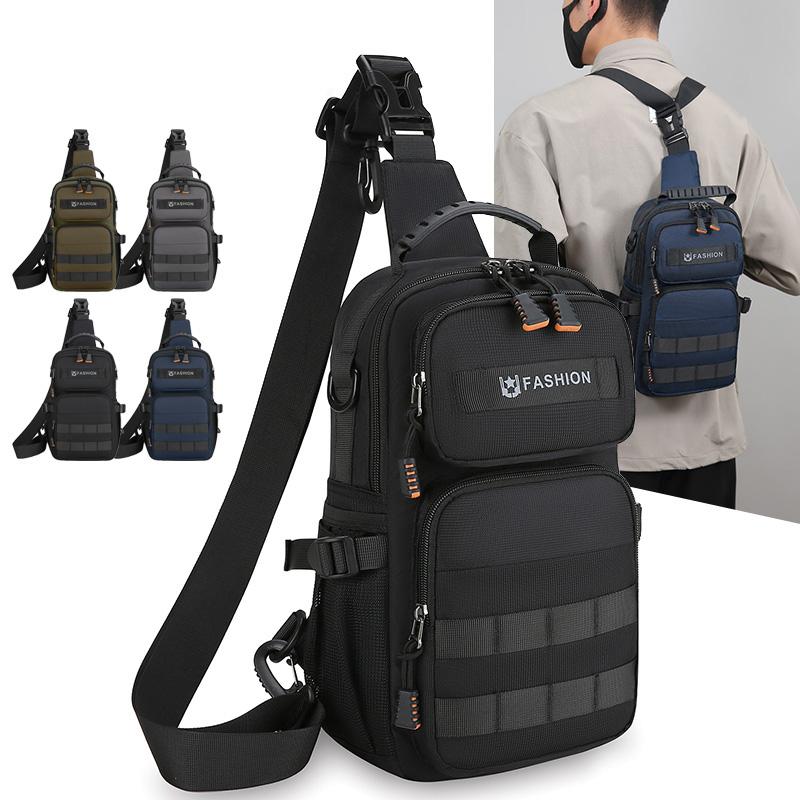 Multi Purpose Men's Waist Packs Shoulder Bag Backpack High Quality Crossbody Bags For Men Fashion Casual Men Bag Chest Pack Sac