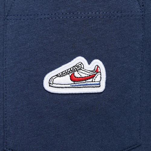 Nike Однотонная удобная модная футболка с коротким рукавом для мужчин, темно-синяя