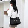 Solid Color Handbag Nylon Shoulder Bag Women's Large Capacity Tote Bag