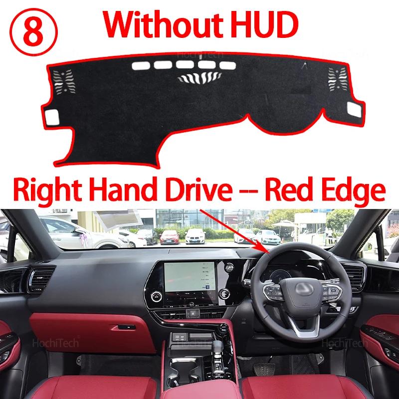 For Lexus NX AZ20 NX200 NX250 NX260 NX350 NX350h 2022-2025 Car Dashboard Cover Avoid Light Pad Instrument Platform Cover Mat