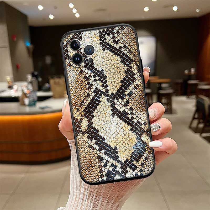 UP46 Snake Skin DIY Drawing New High-End Shell Phone Case for Xiaomi Poco F8 M4 M5 M6 M7 X3 X6 X7 Pro GT NFC Ultra