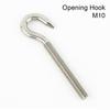 1Pc 304 Stainless Steel Sheep Eye Screw Fasteners Tools Hanging Hook Durable Bolt Ring  Hardware