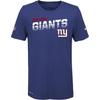 NFL Collaboration T-Shirt New York Giants Training Short Sleeve Kids Tops Blue 3Z1B7FBGN-NYG