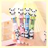 Симпатичная шариковая ручка, пластиковая шариковая ручка Panda, новая многоцветная шариковая ручка 10 в 1