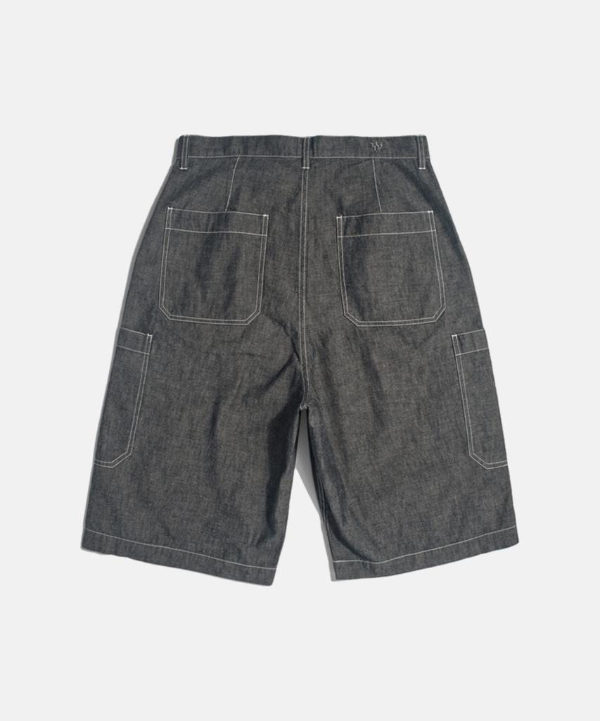 FIDO DIDO [Japan Fabric] Fd Indigo Denim Bermuda Pants Indigo