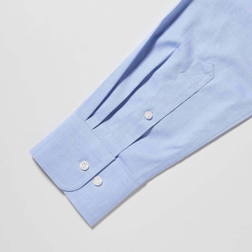 Uniqlo Япония Супер Рубашка Не Гладится Длинный Рукав