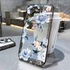Милый художественный чехол с цветами для iPhone 16 15 14 13 12 11 Pro Max Mini X XS XR SE 7 8 Plus, противоударный, нескользящий, мягкий чехол, Fundas