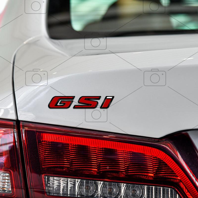 Car Metal Body GSI Logo Letter Decals Styling Badge Trunk Emblems Sticker For Opel Vauxhall Meriva Junior Zafira Mokka Adam VXR