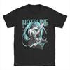 Hatsune Miku Anime Tshirts Unisex Unisex Unisexga Vintage Pure Cotton Tee Shirt Crewneck Short Sleeve T Shirts Big Size Clothes