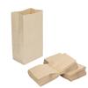 100 Pcs Kraft Paper Bag Food Grade Greaseproof Tear Resistant Disposable Brown Kraft Paper Grocery