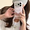 Розовый горошек Кролик с клубникой Магнитный чехол для iPhone для iPhone 17 Pro Max / 16 / 15 / 14