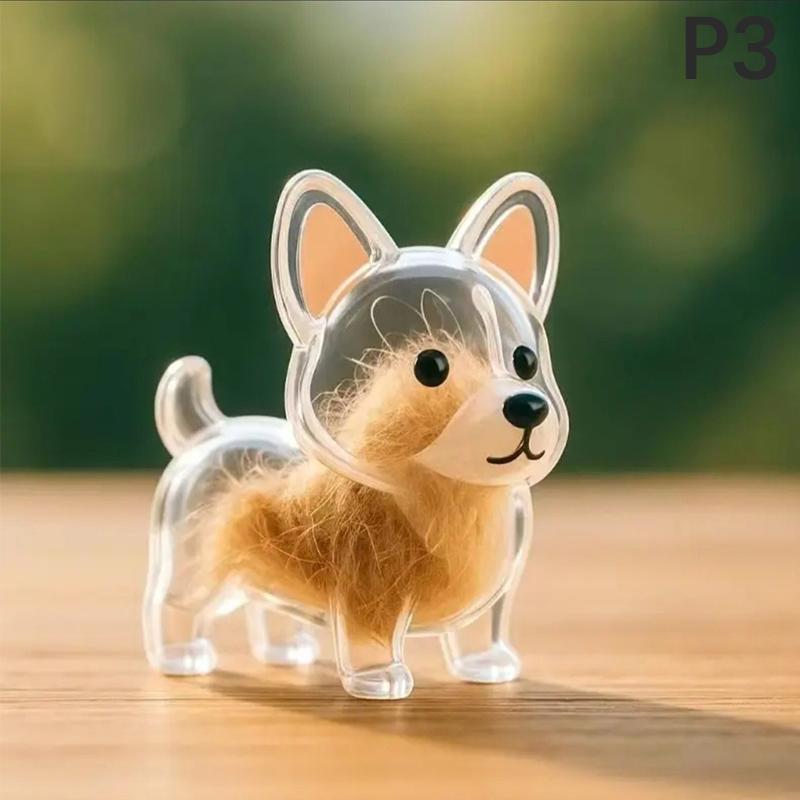 Хранилище собачьей шерсти Милый кулон Брелок Подвеска для сумки Брелоки для ключей автомобиля для пары Ювелирное изделие Сувенир Коллекция Подарок Украшение Аксессуары