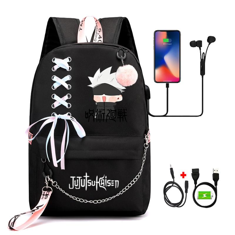 Рюкзак в стиле аниме с принтом, школьная сумка для подростков, студентов, книжная сумка с героями мультфильмов, уличный рюкзак, детский рюкзак для мальчиков и девочек