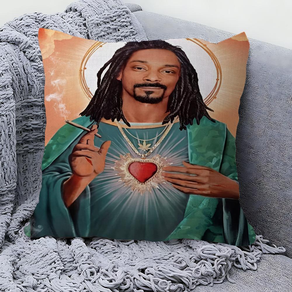 Наволочка с изображением рэпера Snoop Dogg для спальни, комнаты и дивана в гостиной, декоративная наволочка для подушки