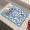Американский кухонный коврик для столешницы, впитывающий диатомовый ил, быстросохнущий коврик, не требующий стирки, изоляционный коврик для мытья, коврик для барной стойки в раковину