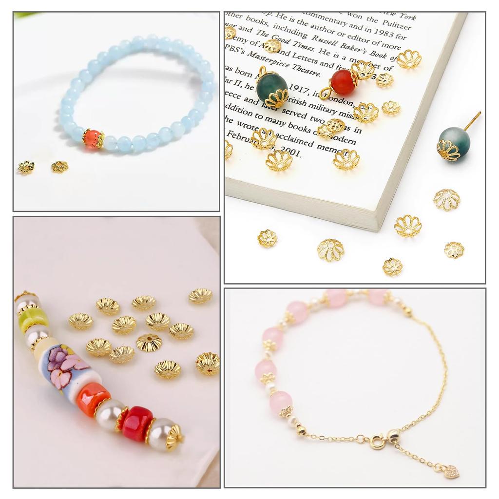 Приблизительно 750 бусин Цветок из бисера Цумами Жемчужный цветок Аксессуар Сделай сам Золотой Жемчуг 5 [BEAUTY PLAYER] Колпачки, Основы, Зайку, Бутоны, Фурнитура, Серьги, Детали,