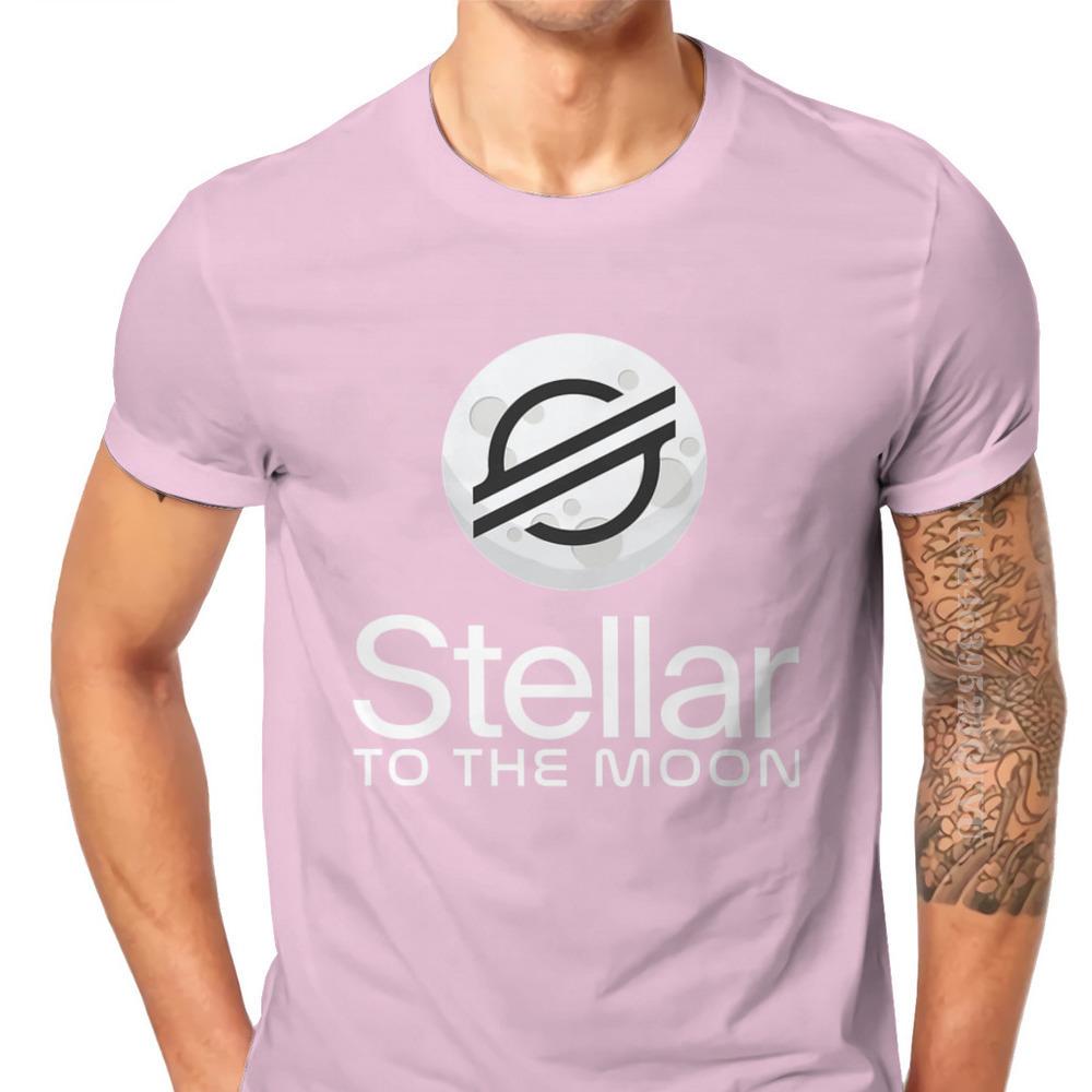 Classic Hip Hop Tshirts Stellar Crypto XLM Coin Cryptocurrency Tops Comfortable Unisex T Shirts Unisex Tshirt Clothing Gift Clothes