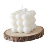 Cube Decorative Candle White Long Lasting English Pear Freesia Paraffinic Magic Cube Scented