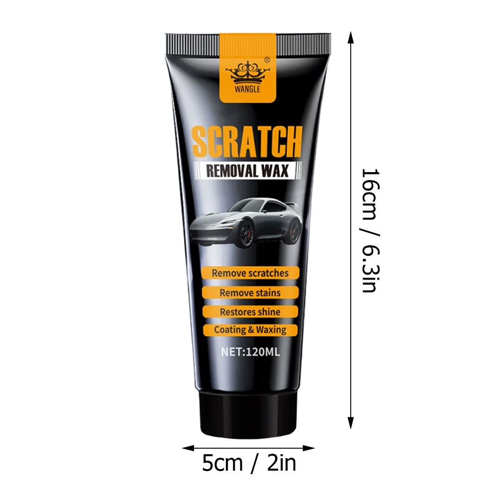 120g 1 Set Car Paint Scratch Remover And Repair Wax Remove Surfaces Scratches Repair Wax With Sponge Deep Scratch Repair Agent