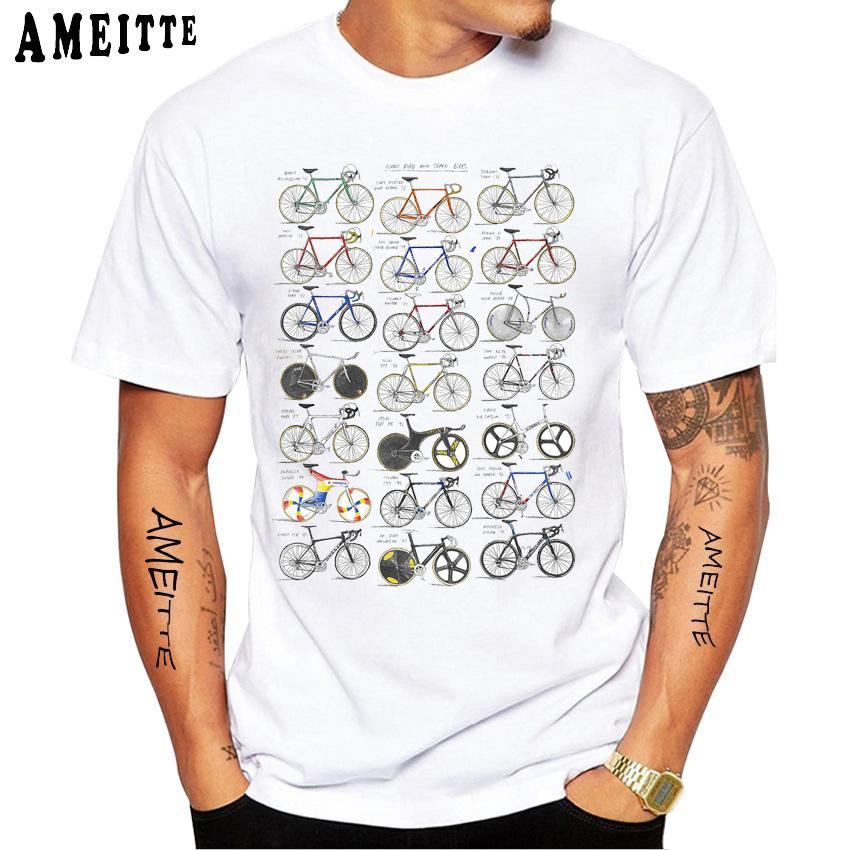 Bikepacking Funny Gear List Design T Shirt Summer Men Short Sleeve Bicycles Sport White Casual Tops