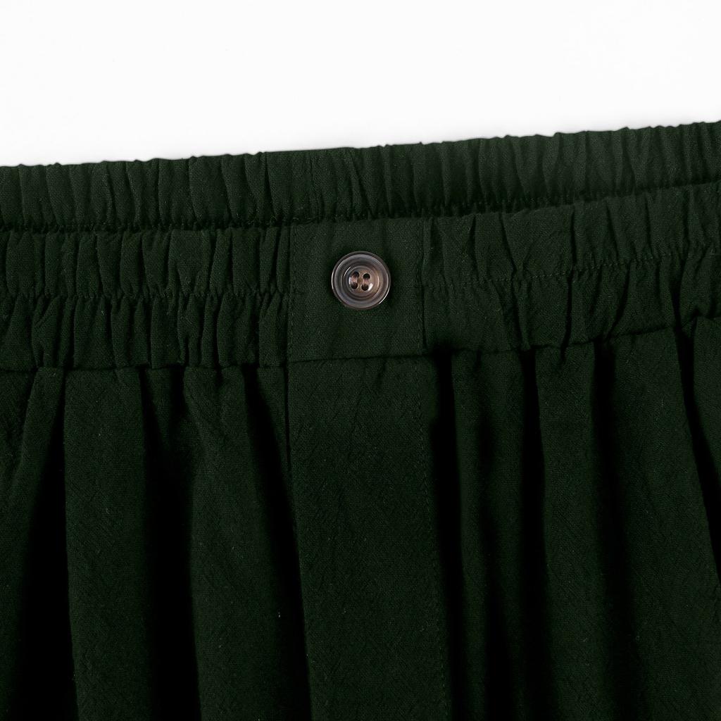 Женские модные однотонные брюки с карманами и пуговицами, капри, свободные хлопковые льняные шорты с эластичной резинкой на талии