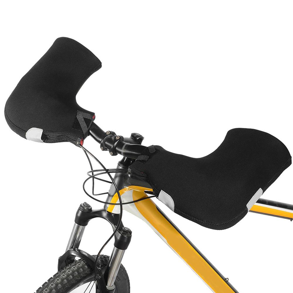Neoprene Rainproof Winter MTB Motor Cycling Handlebar Bar End Mittens Mitts Gloves Mountain Bicycle Bike Hands Warmer Hand Covers