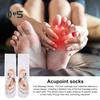 Рефлексологические носки с ручкой для акупрессуры, облегчение боли в ногах, рефлексологические носки для ног, точечный массажный инструмент для мужчин и женщин