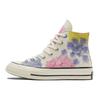 Chuck 70 High Floral Women Sneakers Cream Beige Yellow 570580C