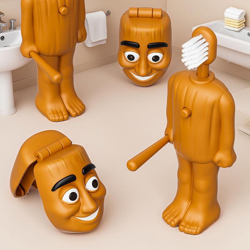 Милая аниме-зубная щетка Tung Tung Tung Sahur Итальянская зубная щетка для мозга для мальчика девочки Новогодний подарок Сувениры для вечеринки