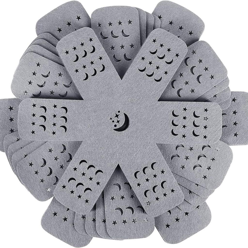 Flower-Shaped Felt Placemat & Pot Holder Set for Frying Pans and Bowls