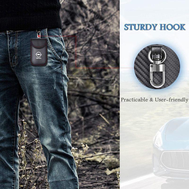 Car Key Shielding Bag Credit Card FOB Signal Blocker Case For Opel Astra H G J Insignia Corsa Zafira Meriva Mokka Bj5