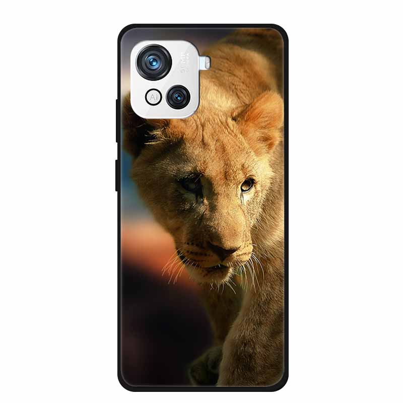 Для чехла Oscal C80 Защитная крышка 6.5" Крутой Лев Кошка Мягкий Силикон Задняя Панель Телефона Для Blackview Oscal C80 C 80 Бампер Чехол