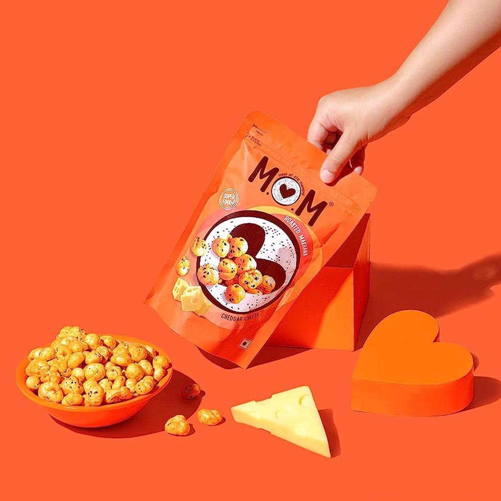 MOM - Жареный сыр чеддер Махана 60г (Пакет из 3) Не содержит глютен