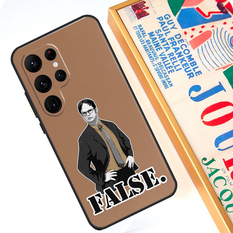 Чехол для телефона Samsung Galaxy S24 S23 S22 Ultra Note 20 10 Plus S8 S9 S10 S20 FE S21 FE с изображением из сериала «Офис»