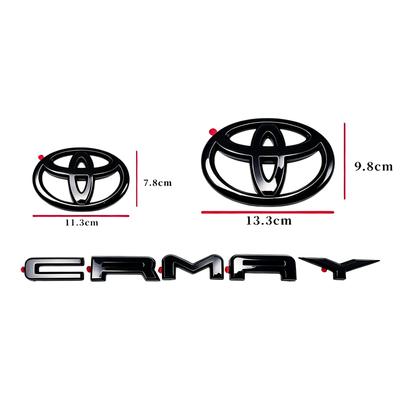 3 шт. накладка с логотипом ABS для Camry 2018-2024, модифицированная трехмерная крышка, 3D-наклейка SE XSE для ma