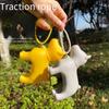 Cute Dog Shaped Pet Poop Bag Holder Eco EPI Material Portable Waste Bag Dispenser for Dog Walking Outdoor Travel