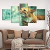 5Pcs Ginger Tom Cat Pet Animal Decor Canvas Picture Wall Art HD Print Paintings Poster Home Decor Room Decor Pictures 5 Panel