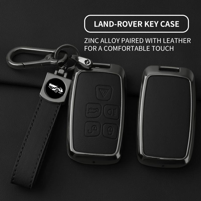 Interior Mouldings Car Zinc Alloy Key Case Cover Shell For Land Rover Range Rover Discoverry 5 Sport Evoque For JAGUAR XE XF XJ