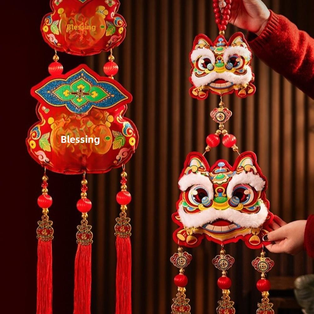 Traditional Lucky Charm Door Hanging Handmade Horse Year Desktop Ornament Entrance Decoration