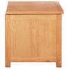 Storage Box 50 x 45 x 45 cm Solid Oak Wood