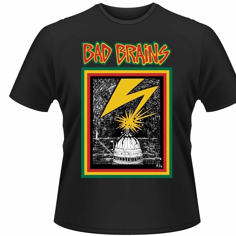 Черная футболка унисекс Bad Brains Albuogo Metal Hardcore Punk Rock