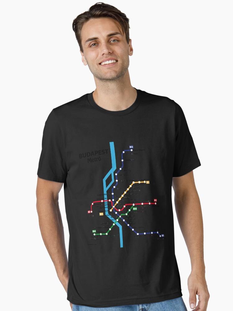 Metro BUDAPEST metro network Essential T-Shirt