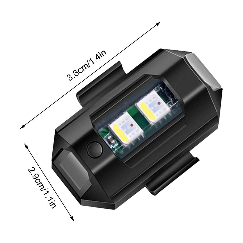 Стробоскопы для дронов, освещение для предотвращения столкновений, перезаряжаемые, для ночной безопасности, легкий, с длительным сроком службы батареи, светодиодный светильник RGB для дронов