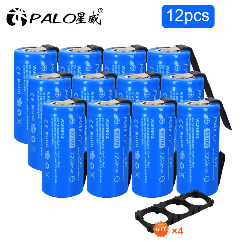 PALO 3,2 В, 32700, 7200 мАч, аккумулятор LiFePO4, 35 А, непрерывный разряд, максимум 55 А, аккумулятор высокой мощности, 32700, аккумуляторные батареи
