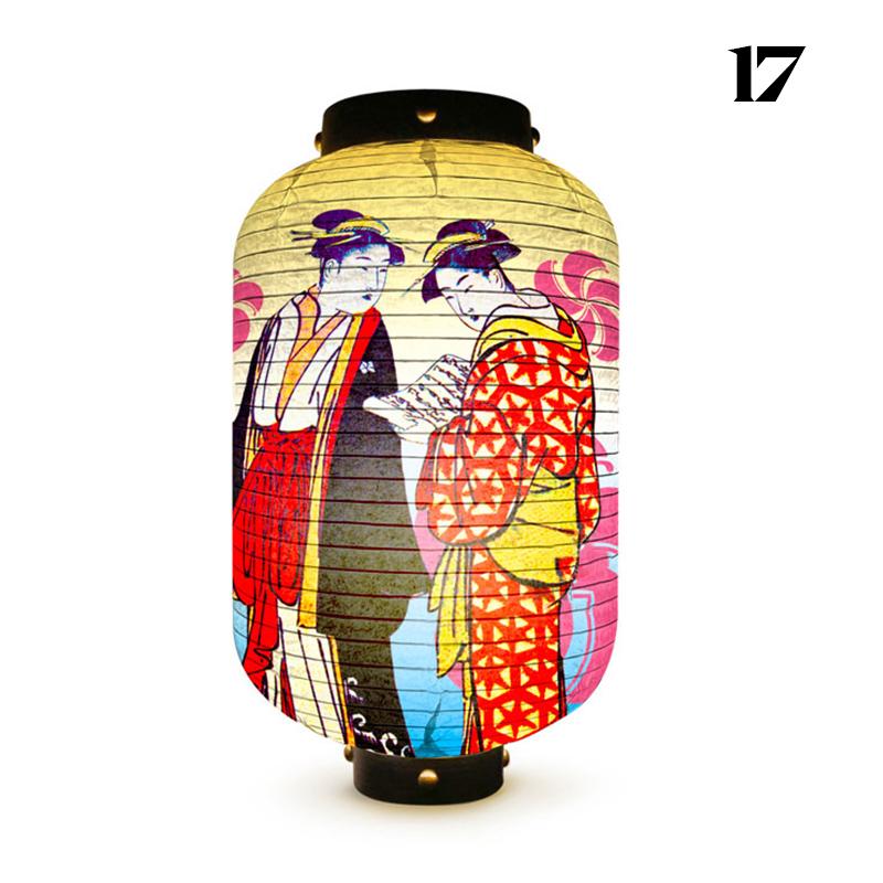 Уличный водонепроницаемый фонарь в японском стиле Ukiyo-e Bistro Ramen Restaurant Izakaya Sign Festival Party Wedding Decor Background