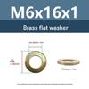 Yigu Durable Brass Flat Washers: M2-M12 Screws