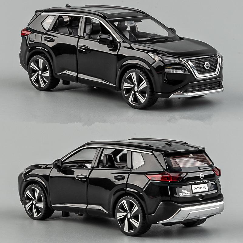 1/32 Nissan X-TRAIL SUV Модель автомобиля из литого металла Внедорожники Модель автомобиля Звук и свет Моделирование Детские игрушки Подарки