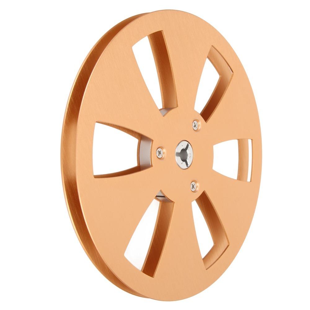 1/4 7 Inch Empty Open Reel Aluminum Alloy Machine Reel for Tape Recorder