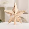 Yousheng Рождественская звезда верхушка дерева украшение блестящая звезда верхушка дерева украшение для деревьев гирлянда настольный праздничный декор